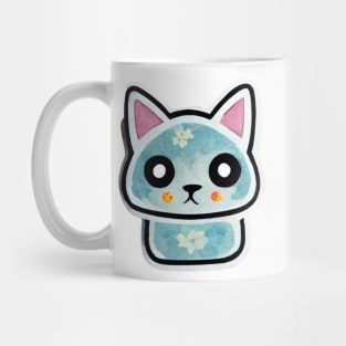 Skeptical Cat Mug